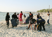 حملة تنظيف ساحل (أسري) بالتعاون مع 