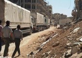 دخول مواد غذائية إلى مدينة داريا المحاصرة في سورية للمرة الأولى منذ 2012 