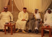 مجلس الشروقي يستقبل السفيرين السعودي والمغربي والشيخ إبراهيم المريخي