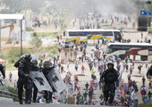 مقتل ثلاثة وإصابة 45 خلال اشتباكات بين محتجين والشرطة في المكسيك