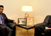 فخرو يستعرض مع السفير السريلانكي العلاقات الاقتصادية والاستثمارية