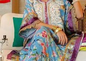 القصات الطويلة والورود...موضة  ازياء 