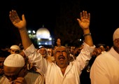 بالصور... أكثر من 400 ألف مصلي في المسجد الأقصى ليلة 27 رمضان