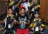 بالصور... فريق خالد بن حمد لفنون القتال يجتاز الفحص الطبي والوزن لبطولة العالم