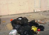 احياء في منطقة اللوزي تشكو تراكم القمامة منذ يومين