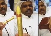 بالفيديو... قطري يستعرض سيجاراً من ذهب... بكم قيمتها؟