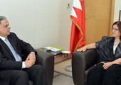 سميرة رجب تستقبل السفير الأردني بمناسبة انتهاء مهام عمله في البحرين