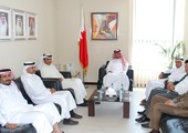الحاج يجتمع مع رئيس نادي الاتفاق ويبحث معه خطط النادي التطويرية
