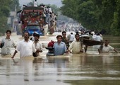 مقتل 22 شخصا بسبب الامطار الغزيرة والفيضانات في باكستان