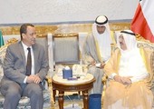 أمير الكويت يستقبل ولد الشيخ ويؤكد على ضرورة مواصلة المشاورات اليمنية
