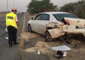 بالفيديو والصور... وفاة شخص وإصابة 8 آخرين بحادث مروع على شارع خليج البحرين بالعرين
