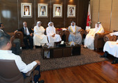 الجودر يستقبل النائب العطيش ويؤكد أهمية التعاون للارتقاء بالشباب والرياضة