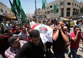 احتجاجات حاشدة في نابلس بالضفة الغربية بعد وفاة محتجز فلسطيني