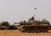 وزير الدفاع التركي: مقاتلون مدعومون من تركيا 