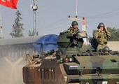 مواجهات بين مقاتلين يدعمهم الاكراد ودبابات تركية في شمال سورية
