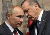 اردوغان وبوتين يبحثان ارساء هدنة في حلب
