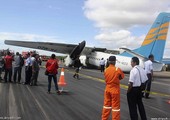 تحطم طائرة شحن في إندونيسيا دون وقوع إصابات