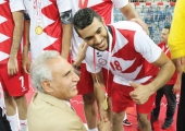 أحمد جلال: لقاء الملك أسعدنا وحفزنا وهدفي في اليابان أفرح عائلتي
