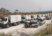 المساعدات الى حلب تنتظر عند الحدود التركية السورية والجيش ينسحب من الكاستيلو