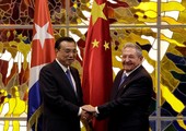 رئيس الوزراء الصيني يلتقي راوول كاسترو في هافانا