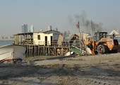 بلدية المحرق تبدأ إزالة المنشآت المخالفة على ساحل الغوص