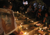 أردنيون يحتجون على اغتيال كاتب ويطالبون باستقالة الحكومة