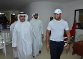 عبدالله بن خليفة يزور اكاديمية اتحاد البحرين للدفاع عن النفس بأم الحصم