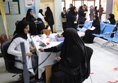بالصور... انطلاق حملة الإمام الحسين (ع) للتبرع بالدم للنساء بمركز النعيم الصحي