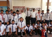 بالصور... محاضرة الدفاع المدني لكشافة الدراز البحرية