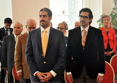 خليفة بن راشد وخليفة بن علي يشاركان في حفل جمعية تعزيز السلام في فيينا