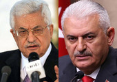 رئيس الوزراء التركي والرئيس الفلسطيني يبحثان عملية السلام واخر التطورات على الساحة الاقليمية