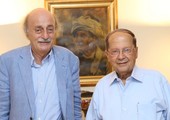 وليد جنبلاط يقول إن غالبية كتلته تؤيد ميشال عون لرئاسة لبنان