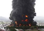 حريق في مصفاة نفطية في فنزويلا