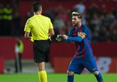 برشلونة يطعن ضد إنذار ميسي بداعي محاولة إضاعة الوقت