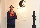 بالصور: الفنان بسام الحجلي يفتتح معرضه التشكيلي  