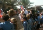 بالصور : دوقة كورنوال تزور مدرسة سانت كريستوفر البريطانية  في سار بالبحرين