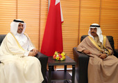 رئيس الوزراء يستقبل رئيس مجلس الوزراء بقطر... ويؤكد أن العلاقات الثنائية حققت الكثير من التكامل والترابط
