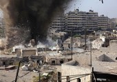 قصف عنيف على أحياء حلب الشرقية