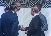 لقاء مقتضب بين بوتين وأوباما على هامش قمة 