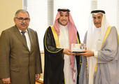 الاتحاد الهندسي الخليجي يكرم خالد بن عبدالله بتسليمه الهوية الفخرية