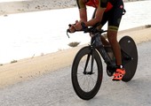 بالصور... ناصر بن حمد يحقق المركز الاول في بطولة البحرين الاولمبي للترايثلون