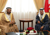 علي بن خليفة يستعرض العلاقات مع السفير الإماراتي