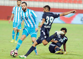 الشباب ينتزع نقطة أمام حتا وينفرد بالمركز الثاني في الدوري الإماراتي مؤقتا