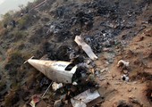موظفو الخطوط الباكستانية يذبحون خروفاً من أجل الفأل الحسن بعد تحطم إحدى الطائرات