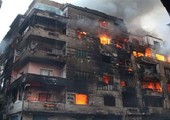 النيران تحيط بـ 140 منزلا في اليابان