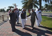 القائم بأعمال مدير عام بلدية المحرق يتفقد احتياجات ممشى الشيخ خليفة  