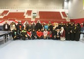 بالصور... حياة بنت عبدالعزيز: مشاركة 37 دارسة مؤشر إيجابي لنجاح الدورة الدولية لكرة الطاولة