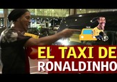 بالفيديو... رونالدينهو يتعرض لموقف مضحك مع سيارة الأجرة في برشلونة!