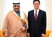 سلمان بن خليفة يتبادل مجمل العلاقات الثنائية مع السفير الصيني