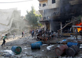 قتلى في غارات جوية سورية على حي تسيطر عليه المعارضة في حمص